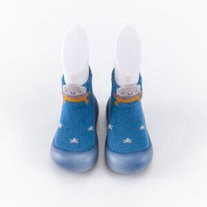 Baby Toddler Sock Shoes Soft Silicone Sole Shoes Baby Shoes Blue